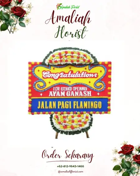 Sewa Papan Bunga Kota Baru